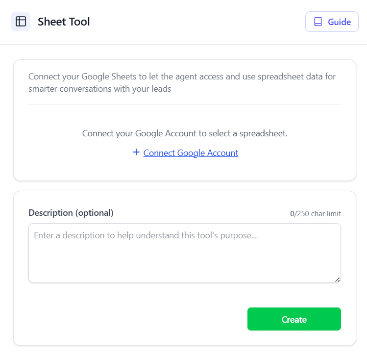 Connect Google Account