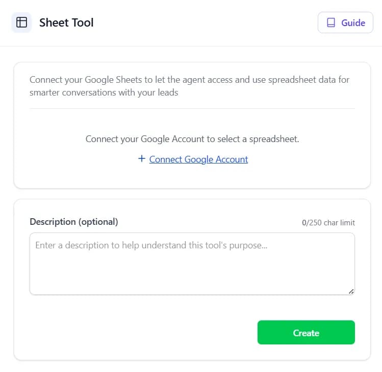 Connect Google Account