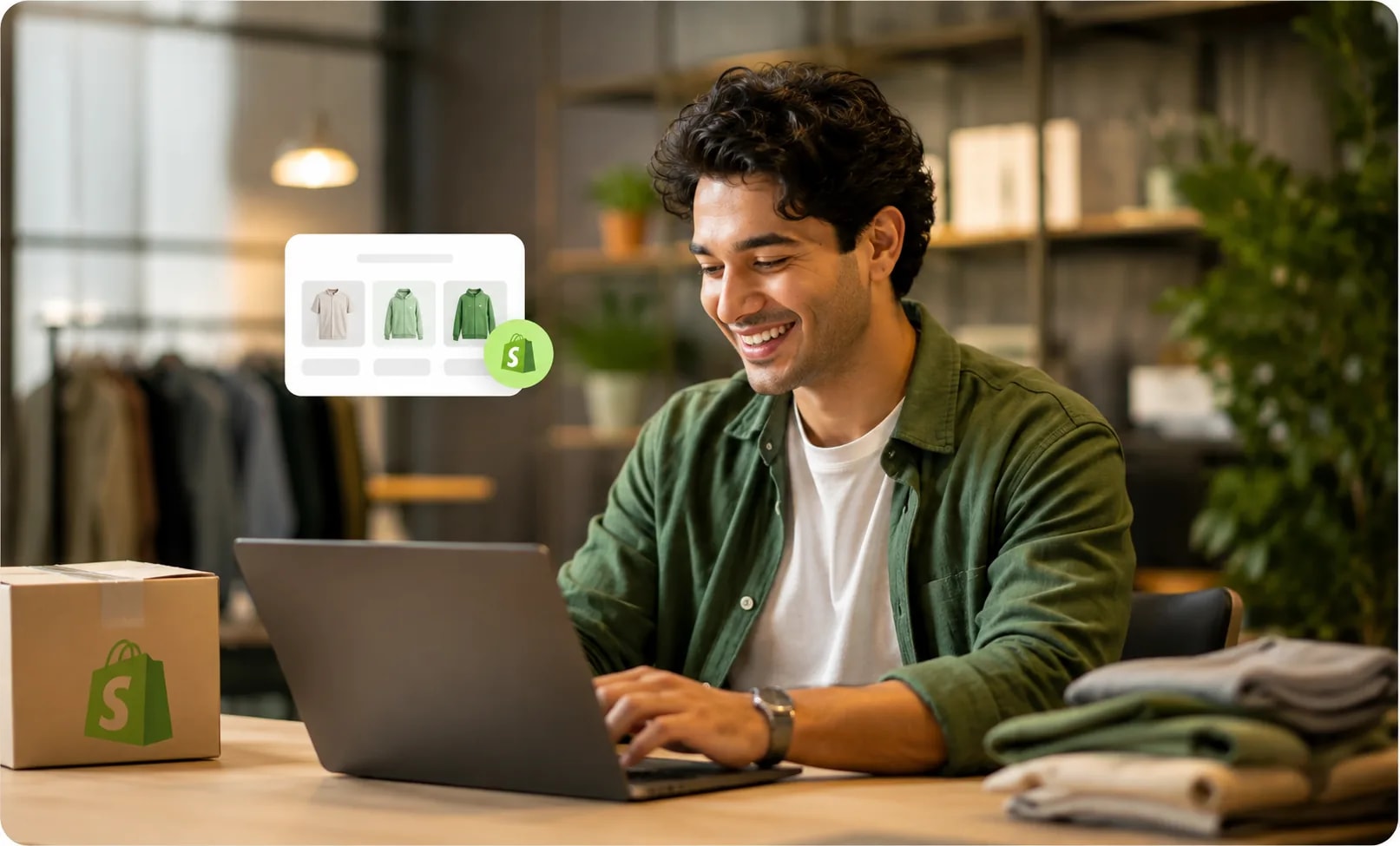 Shopify store owner using TailorTalk - AI agent recommending products from the live Shopify catalog in WhatsApp and Instagram DMs