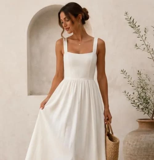 Photo a shopper shared asking for a similar dress