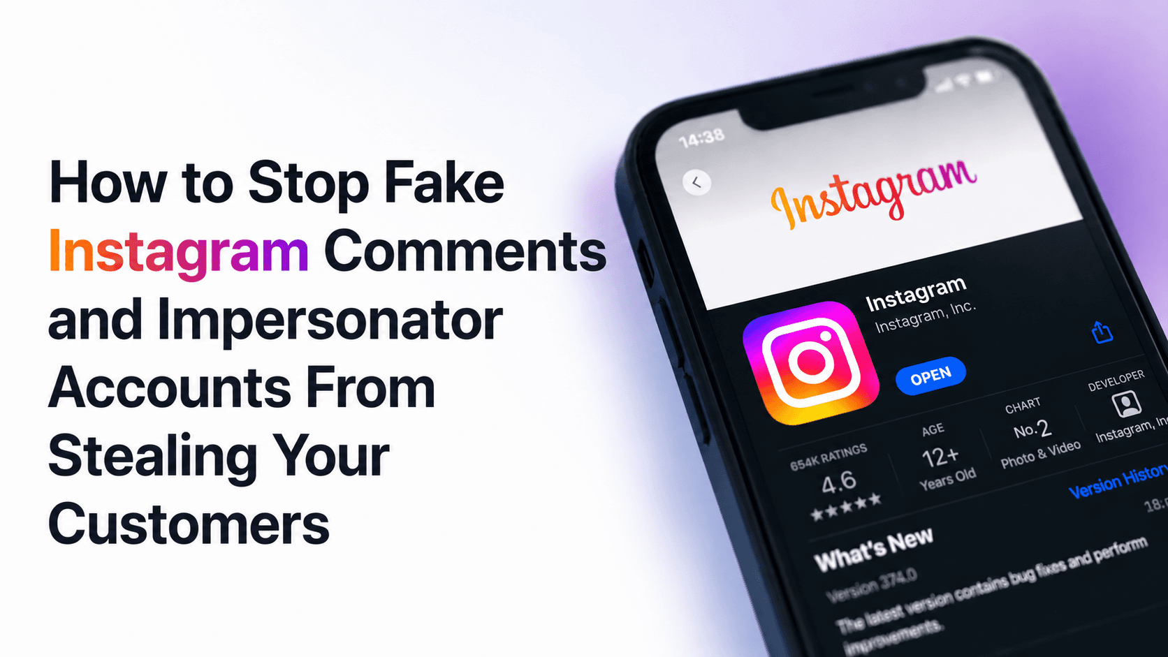 Instagram comments and impersonator accounts stealing customers from businesses on social media