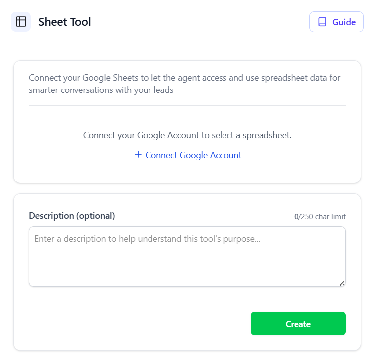 Connect Google Account