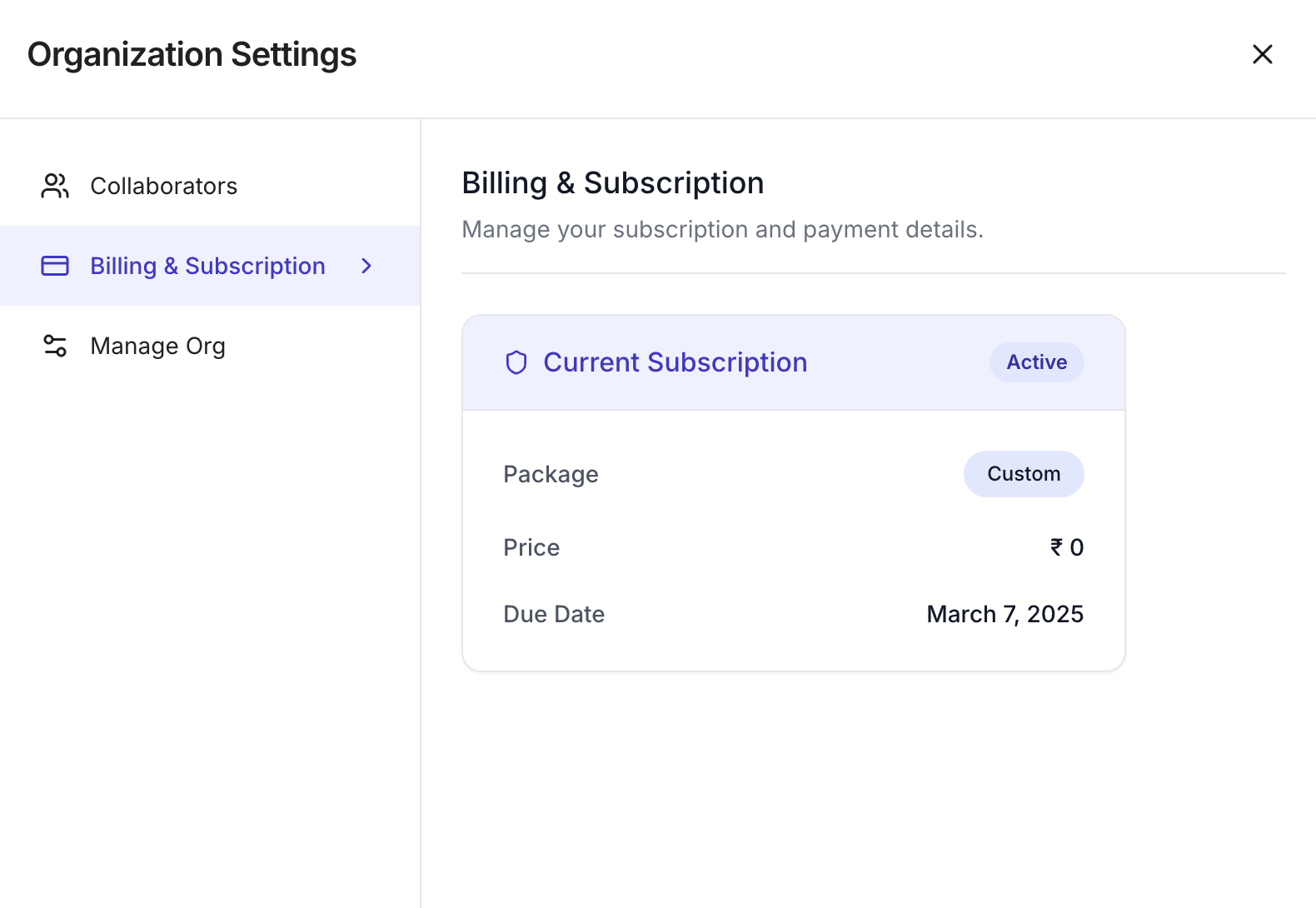 Billing